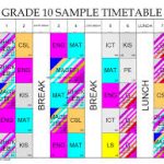 GUIDELINES FOR TIMETABLING AND ROUTINE IN SENIOR SCHOOL