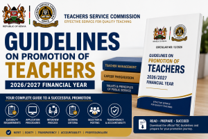 Download the official TSC Promotion Guidelines 2026 PDF