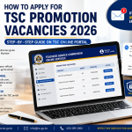 How to apply for TSC promotion