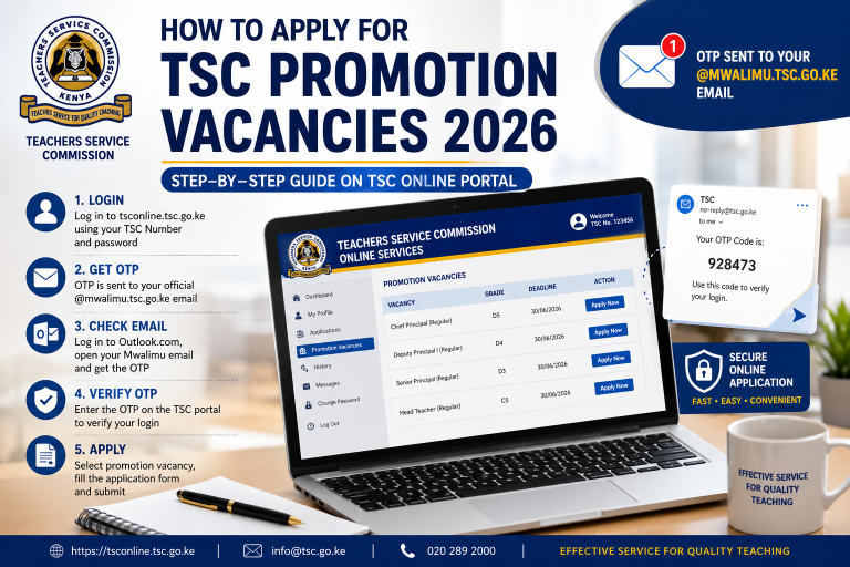 How to apply for TSC promotion