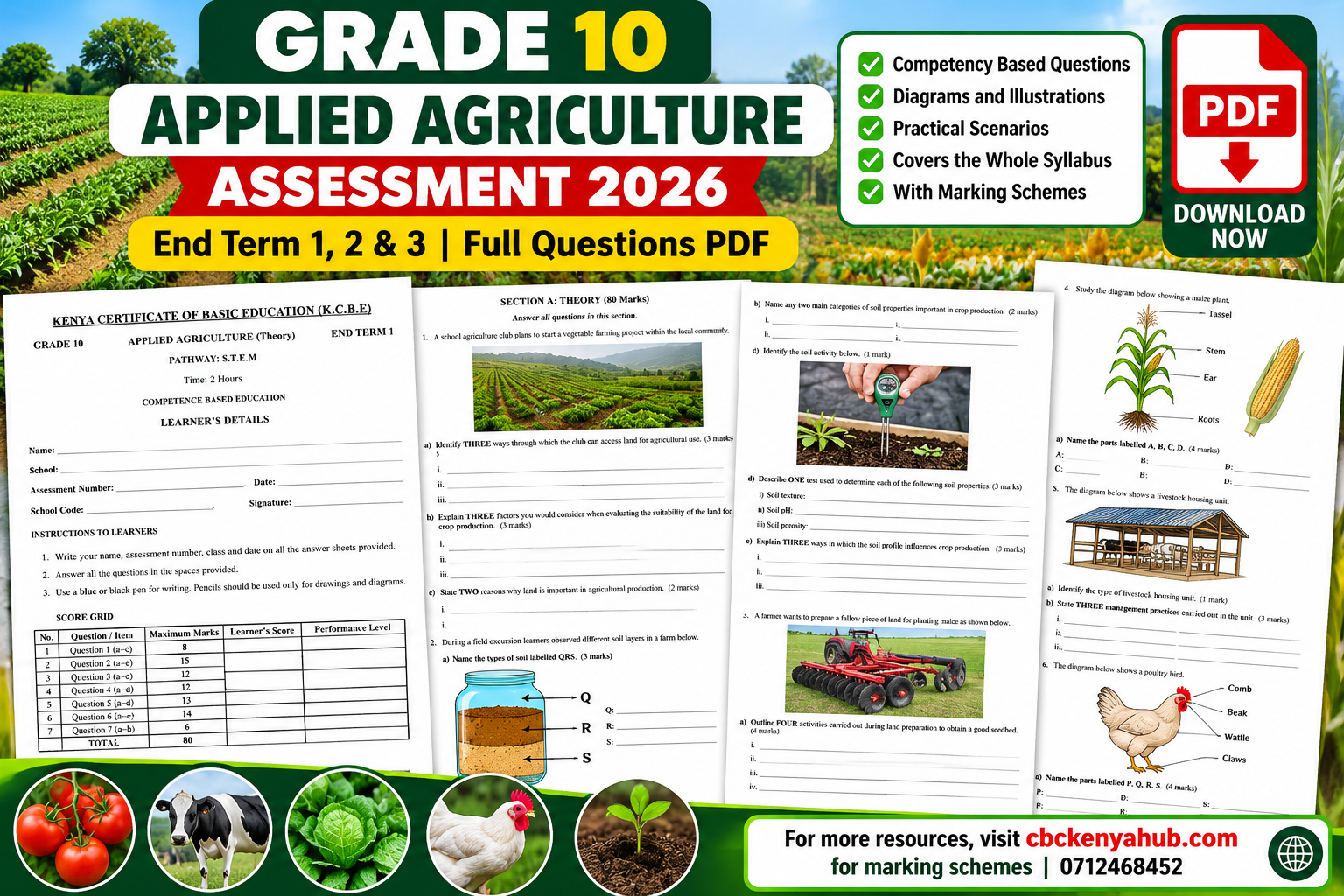 Grade 10 Applied Agriculture Assessment (1)