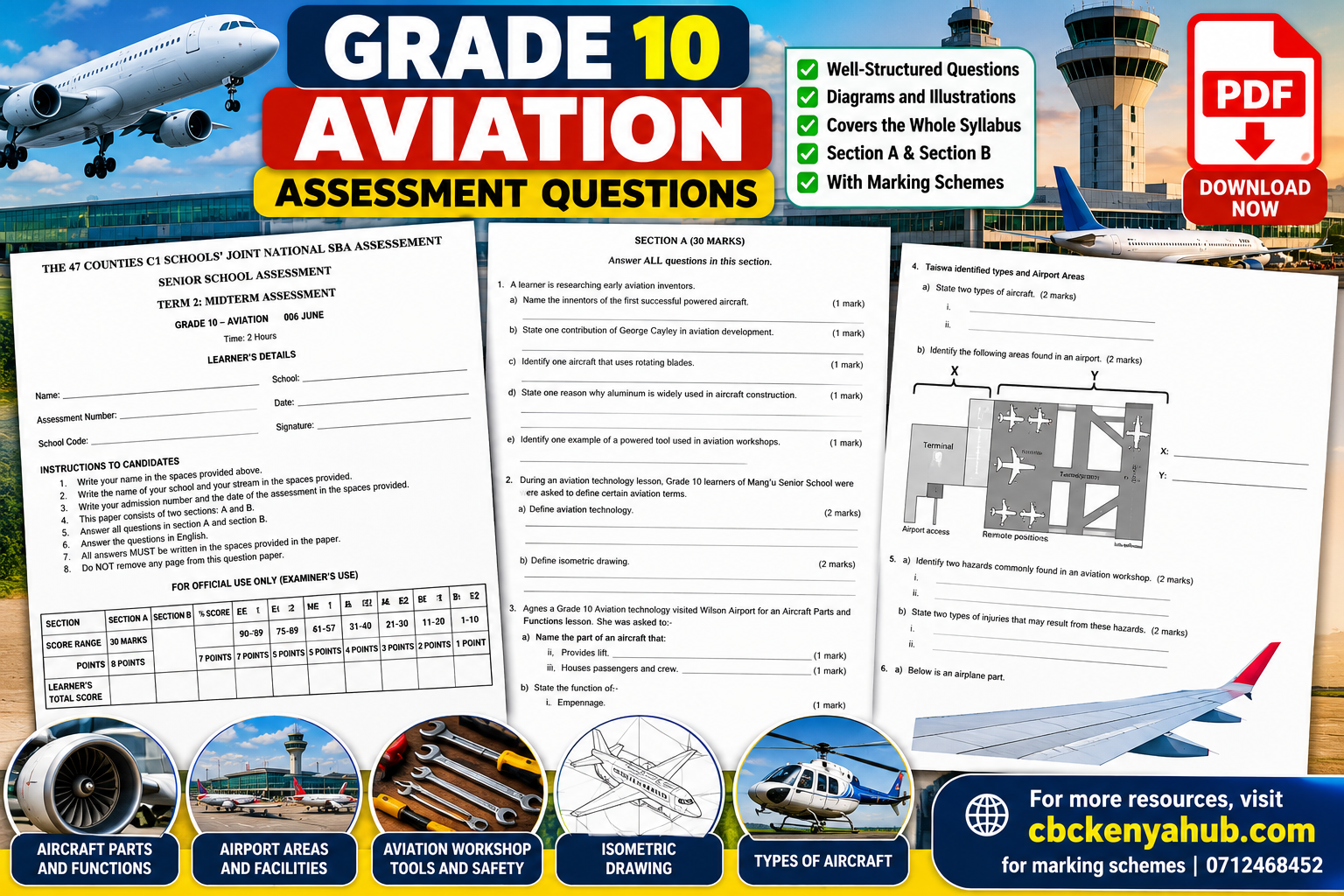 Grade 10 Aviation Assessment Flyer