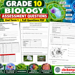 Grade 10 Biology Assessment PDF