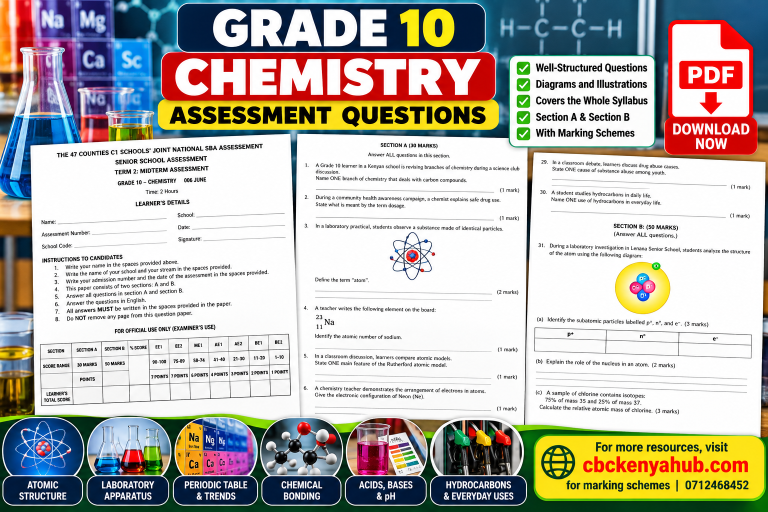 Grade 10 Chemistry Assessment Guide